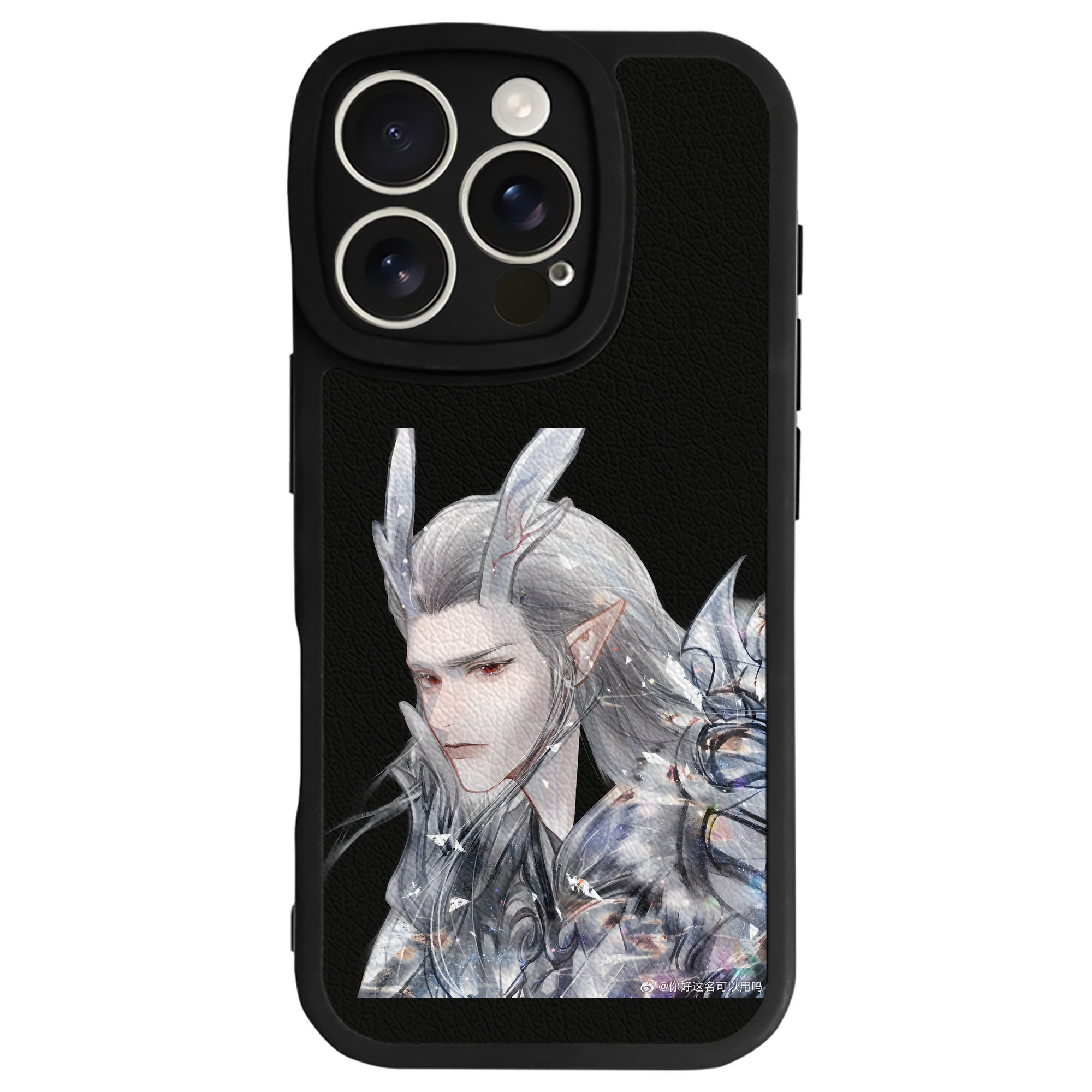 （画像用） Ne Zha 2 ナタ 魔童の大暴れ 【iPhone 16シリーズ対応】シリコンスマホケース（レザー調） 材質：シリコン